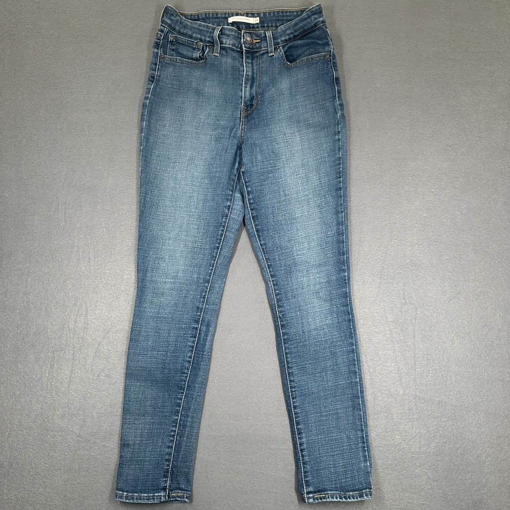 Levi's Jeans Womens 29 Blue Denim 721 High Rise Skinny Leg 5-Pockets